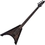 Picture of Harlem V Bass Guitar by Gear4music Trans Black