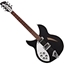 Picture of Rickenbacker 330 Left-Handed Jetglo