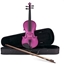 Picture of Student 4/4 Violin by Gear4music Purple Sparkle