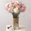 Picture of Flowers and Candle Birthday Gift