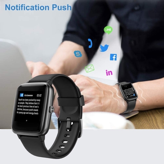 Picture of Willful Smart Watch,1.3" Touch Screen Smartwatch Fitness Trackers With Heart With Heart Rate Monitor,Waterproof IP68 Activity Trackers. Best Seller on Amazon UK 