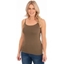 Picture of Adjustable Strappy Jersey Cami Top - OLIVE
