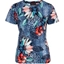 Picture of Anna Rose Abstract Print Top - BLUE/CORAL MULTI
