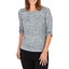 Picture of Anna Rose Animal Print Top With Necklace - BLUE