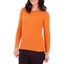 Picture of Anna Rose Cable Design Knit Top - ORANGE