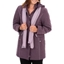 Picture of Anna Rose Coat With Scarf - DAMSON