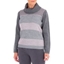 Picture of Anna Rose Cowl Neck Knit Top - GREY/DUSTY PINK