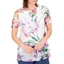 Picture of Anna Rose Embellished And Printed Lace Layer Top - WHITE/MULTI