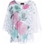 Picture of Anna Rose Embellished Floral Top - IVORY MULTI
