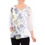 Picture of Anna Rose Embellished Floral Top - IVORY/BLACK/YELLOW