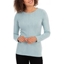 Picture of Anna Rose Embellished Knit Top - DUCK EGG