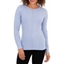 Picture of Anna Rose Embellished Knit Top TEEL BLUE