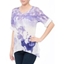 Picture of Anna Rose Embellished Lace Trim Top - IVORY/IRIS