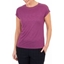 Picture of Anna Rose Embellished Short Sleeve Jersey Top - GRAPE