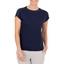 Picture of Anna Rose Embellished Short Sleeve Jersey Top - NAVY