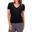 Picture of Anna Rose Embellished V Neck Top IDNIGHT