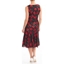 Picture of Anna Rose Floral And Spot Print Midi Dress - BLACK/WHITE/RED