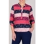 Picture of Anna Rose Floral And Stripe Top - PINK MULTI