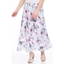 Picture of Anna Rose Floral Panelled Chiffon Midi Skirt - IRIS/MULTI