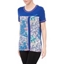 Picture of Anna Rose Floral Panelled Embellished Top - FLORAL PATCHWORK