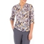Picture of Anna Rose Floral Print Jersey Blouse With Necklace IDNIGHT/MULTI