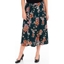 Picture of Anna Rose Floral Print Panelled Midi Skirt - PINE GREEN/PINK