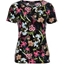 Picture of Anna Rose Floral Printed Top - BLACK/PINK MULTI