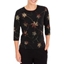 Picture of Anna Rose Glitter Stretch Top - GOLD/BRONZE/BLACK