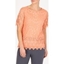 Picture of Anna Rose Lace And Crochet Top - PEACH