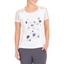 Picture of Anna Rose Lace Panel Print Top - WHITE/BLUE/PINK