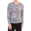 Picture of Anna Rose Lace Trim Knit Top With Necklace - BLACK/PINK/MULTI