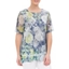 Picture of Anna Rose Layered Lace Short Sleeve Printed Top - NAVY/GREEN