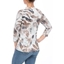 Picture of Anna Rose Leaf Print Jersey Blouse INT/TAUPE FLORAL