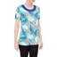 Picture of Anna Rose Leaf Print Jersey Top ULTI TROPIC
