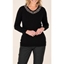 Picture of Anna Rose Mesh and Diamante Top - BLACK