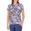 Picture of Anna Rose Printed Jersey Top - NAVY/PINK