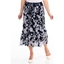 Picture of Anna Rose Printed Lace Midi Skirt IDNIGHT/IVORY