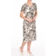 Picture of Anna Rose Printed Pleat Midi Dress - YELLOW/BLACK