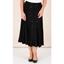 Picture of Anna Rose Pull On Glittery Pleated Skirt - BLACK