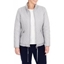 Picture of Anna Rose Quilted Zip Up Coat ILVER GREY