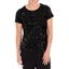Picture of Anna Rose Sequin Velour Short Sleeve Top - BLACK