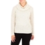 Picture of Anna Rose Shimmer Cowl Neck Knit Top - IVORY/GOLD