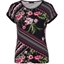 Picture of Anna Rose Short Sleeve Printed Top - BLACK/MULTI