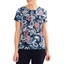 Picture of Anna Rose Short Sleeve Printed Top - BLUE/PINK
