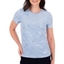 Picture of Anna Rose Short Sleeve Textured Top - BLUE FOG