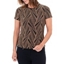 Picture of Anna Rose Sparkle Textured Top - BLACK/GOLD