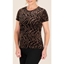 Picture of Anna Rose Sparkle Top - BLACK/MULTI