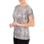 Picture of Anna Rose Stripe Pleated Top - BLACK/YELLOW