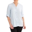 Picture of Anna Rose Striped Shirt - BLUE SILVER METALLIC