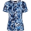 Picture of Anna Rose Textured Floral Top - BLUE